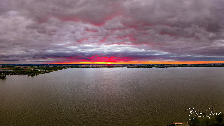 Cloudy Sunset #5 Photograph by Brian Jones