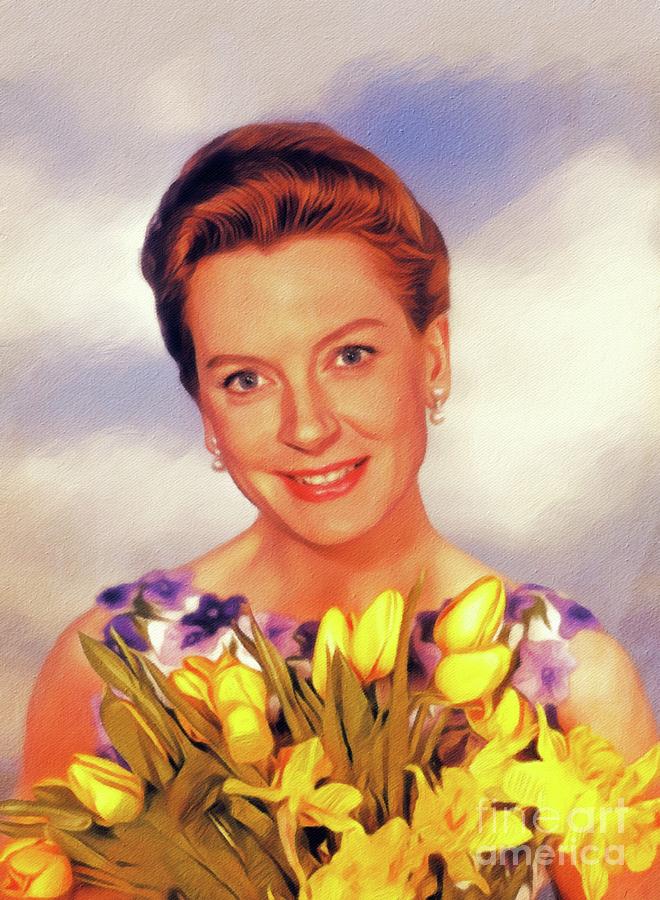Deborah Kerr, Vintage Movie Star Painting