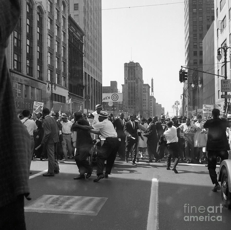 Detroit Walk To Freedom #5 Photograph by Bettmann