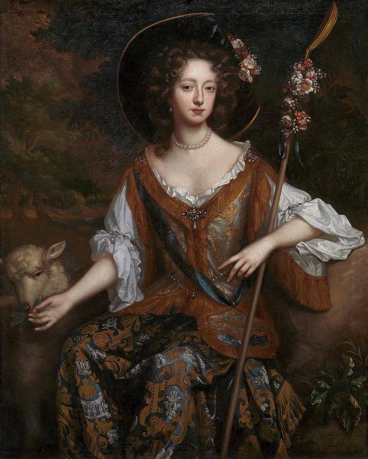 Elizabeth Jones, Countess Of Kildare Painting by Willem Wissing Elizabeth Jones, Countess Of Kildare Painting by Willem Wissing