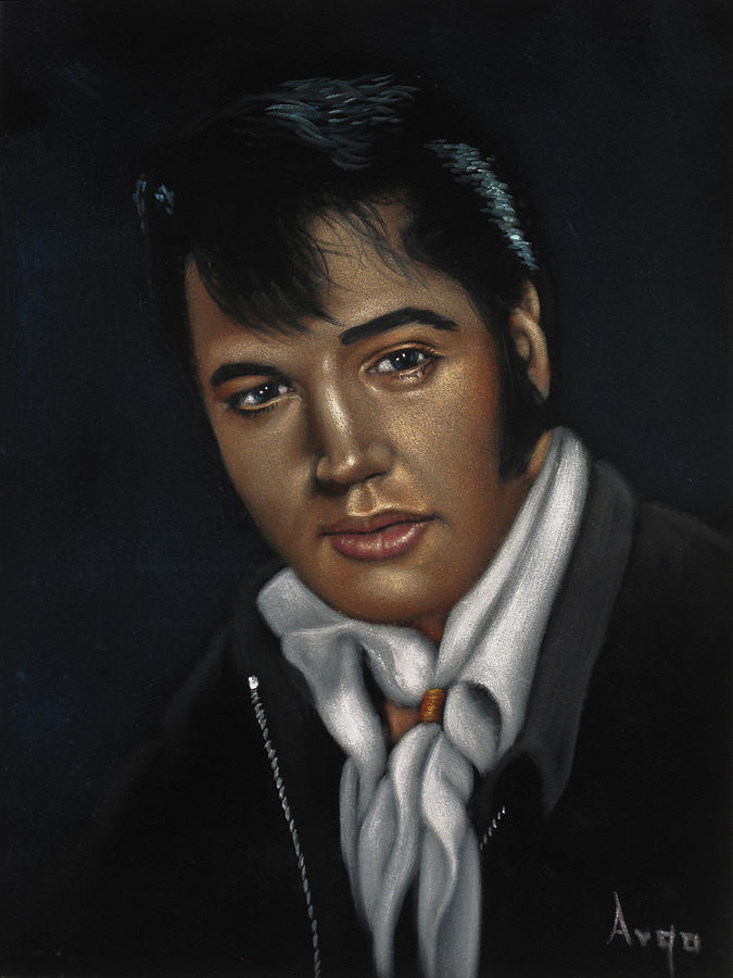Elvis Presley Painting - Elvis Presley Portrait #5 by Argo