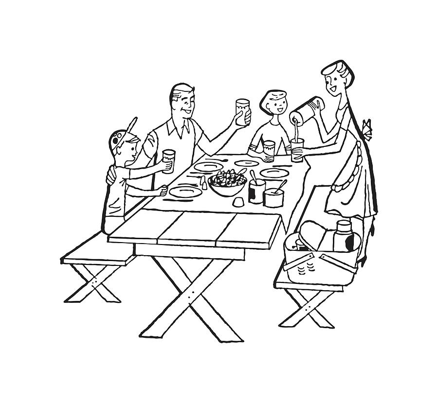 Family picnic - Art Starts