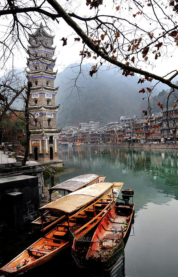 Fenghuang Ancient Town #5 Photograph by Melindachan