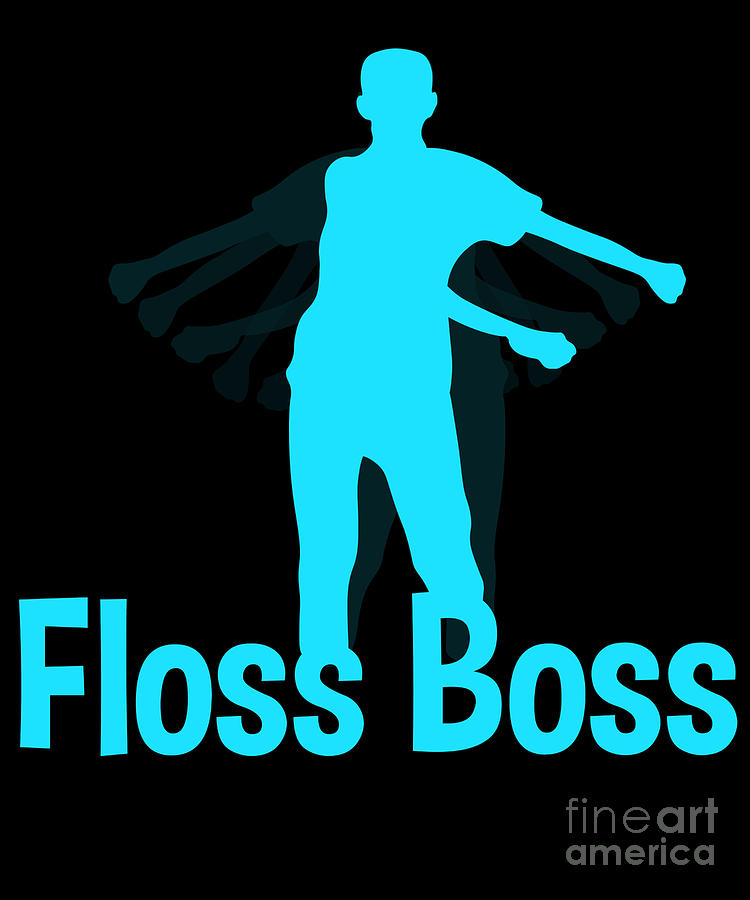 Floss Like a Boss Gift for School Kids Youth for School Dance or Party #10 Digital Art by Martin Hicks