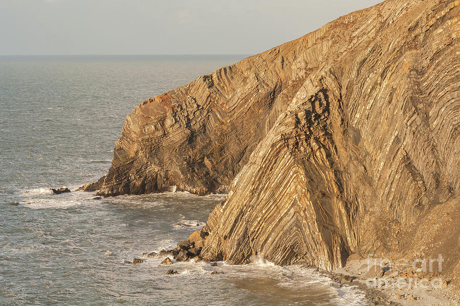 Folds In Rock #5 Photograph by Andy Davies/science Photo Library