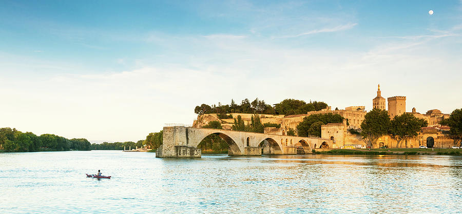 France, Avignon, Pont Saint-benezet #5 Digital Art by Jordan Banks