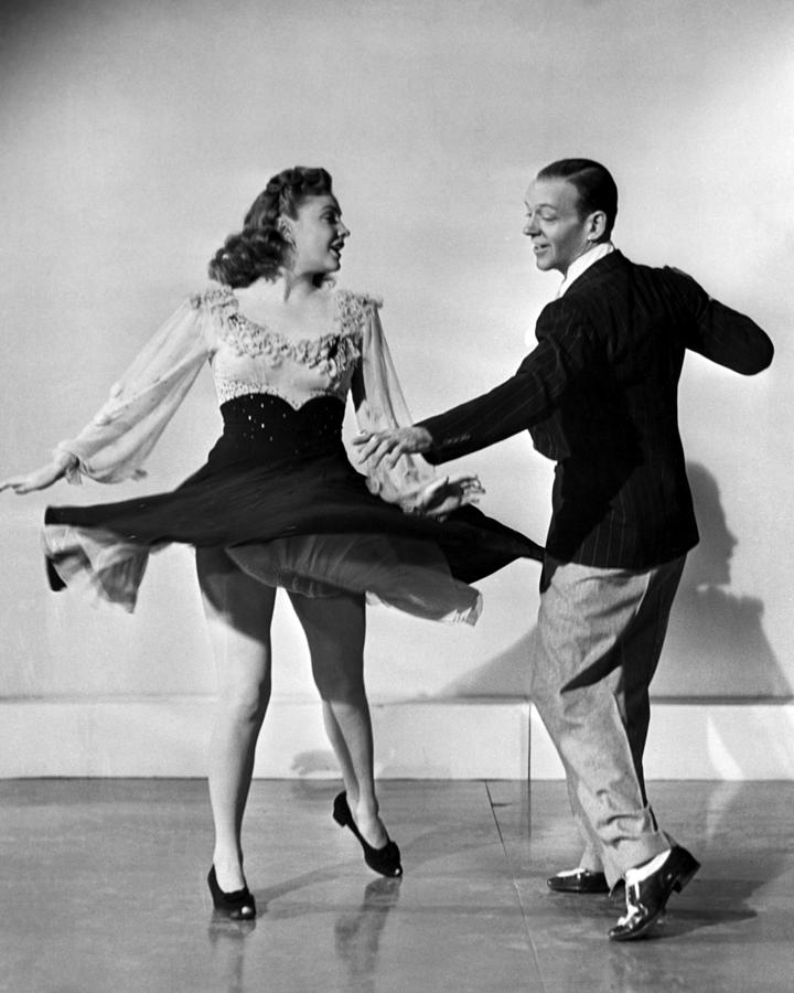 Fred Astaire And Joan Leslie Dancing Photograph by Globe Photos - Fine ...