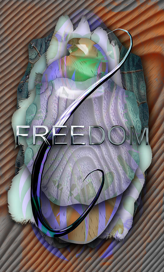 Freedom #5 Mixed Media by Marvin Blaine