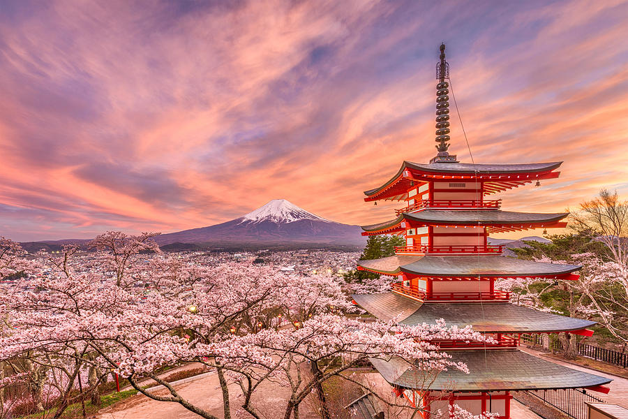 Fujiyoshida, Japan View Of Mt. Fuji #5 Photograph by Sean Pavone - Pixels