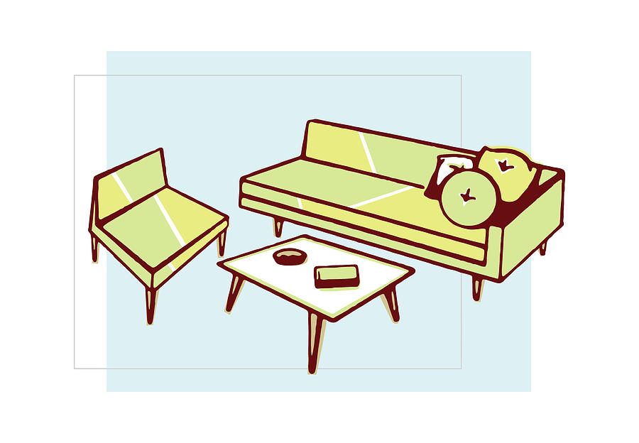 Davenport Drawing - Furniture #5 by CSA Images
