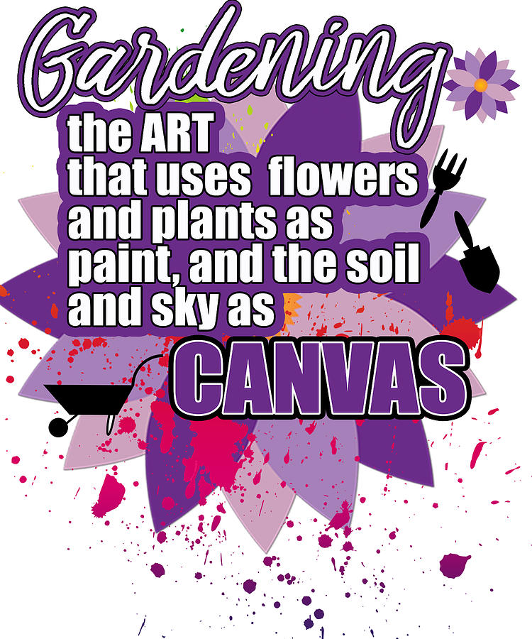 Garden Quotes #5 Digital Art by Dawn Romine