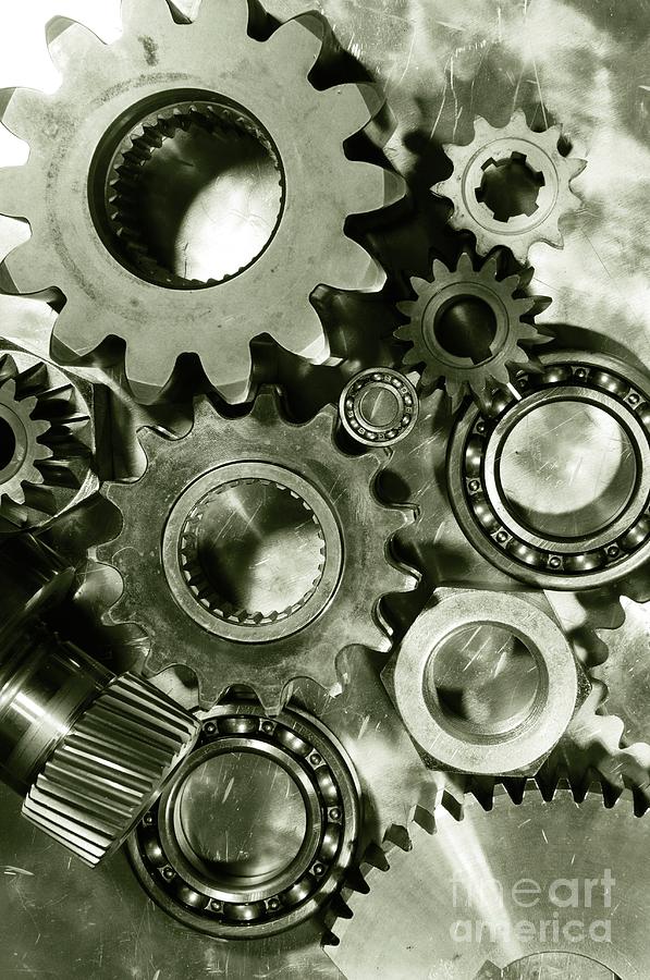 Gears And Ball-bearings #5 Photograph by Christian Lagerek/science Photo Library