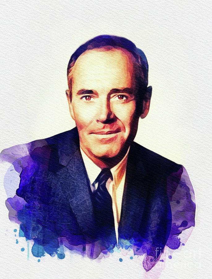 Hollywood Painting - Henry Fonda, Hollywood Legend #5 by Esoterica Art Agency