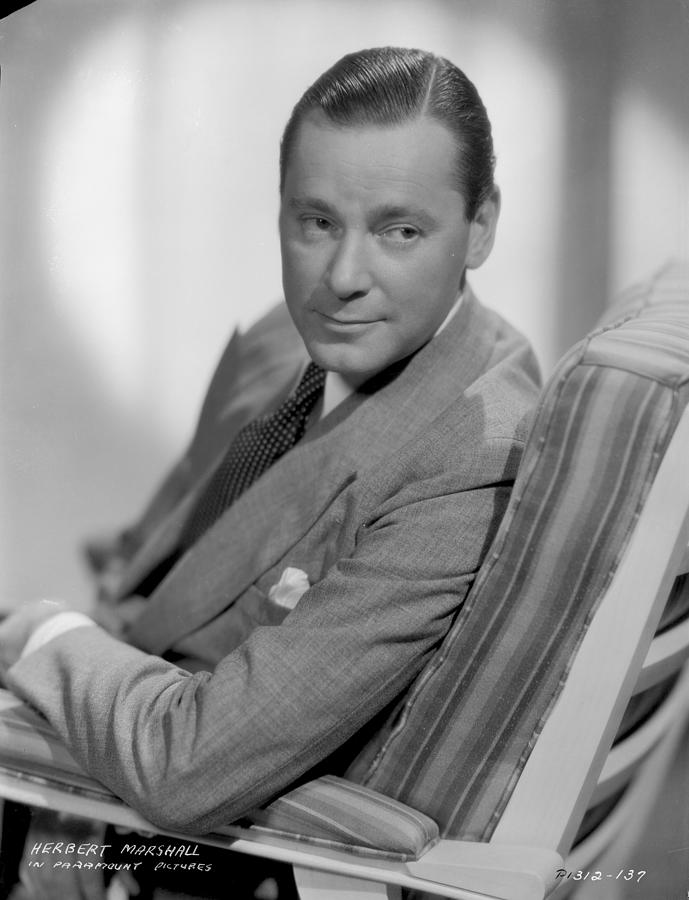 Herbert Marshall Photograph by Movie Star News - Fine Art America