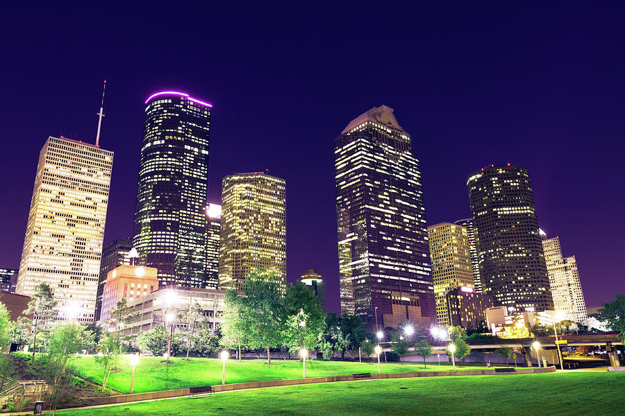 Houston Downtown #5 Photograph by Lightkey