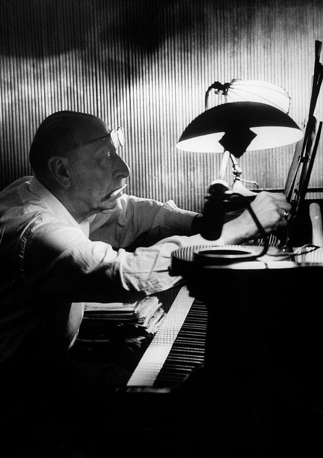 Musician Photograph - Igor Stravinsky #5 by Gjon Mili