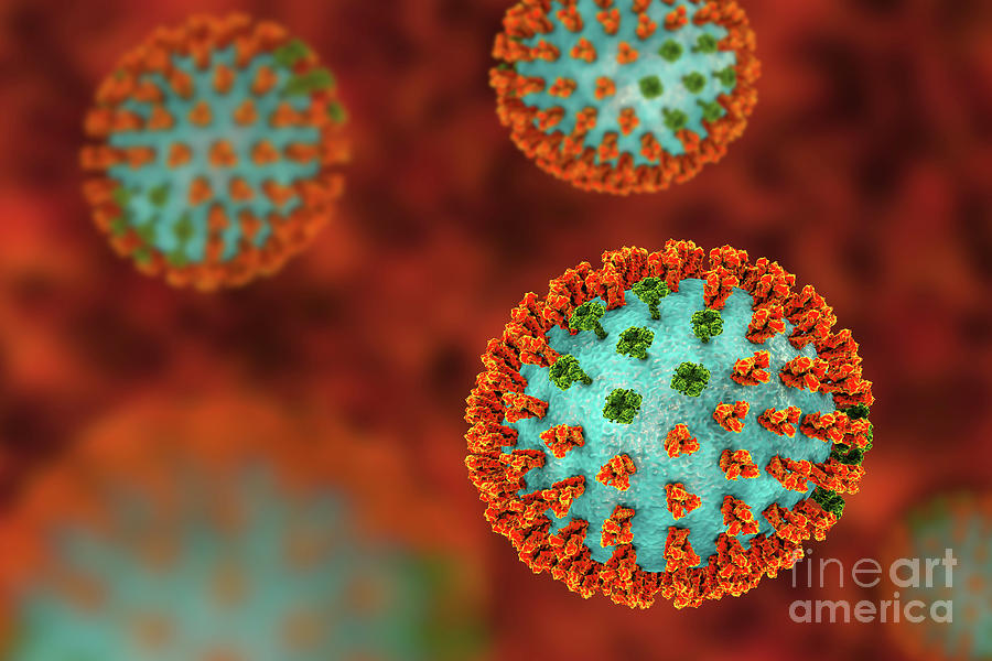 Influenza Virus H3n2 #5 Photograph by Kateryna Kon/science Photo Library