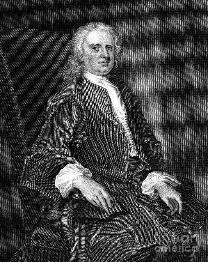 Isaac Newton, English Mathematician #5 Drawing by Print Collector