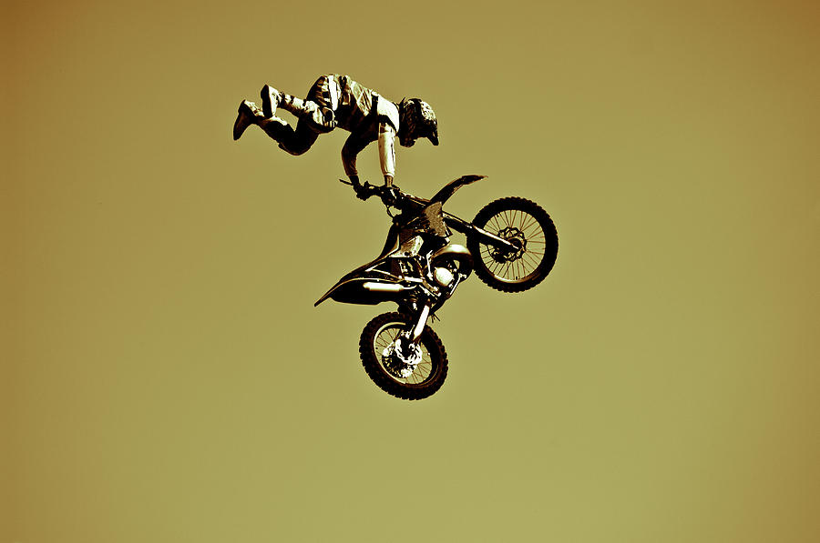 Italy, Rome, Freestyle Motocross Photograph by Win-initiative Italy, Rome, Freestyle Motocross Photograph by Win-initiative