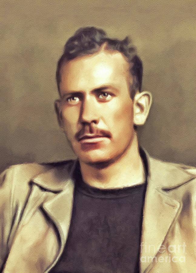 John Steinbeck, Literary Legend Painting by Esoterica Art Agency