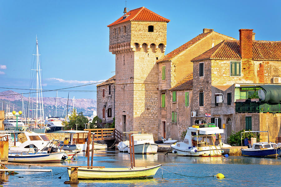 Kastel Gomilica old town on the sea near Split #5 Photograph by Brch Photography