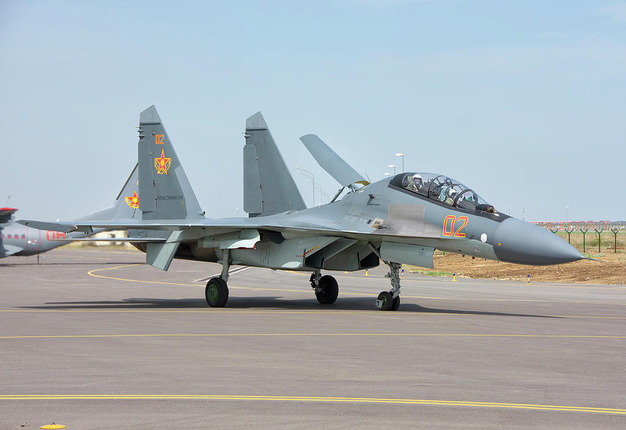 Kazakhstan Air Force Su-30 During Kadex Photograph by Giovanni Colla