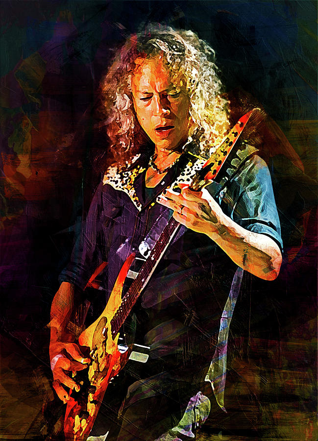 Kirk Lee Hammett Digital Art by Fanette Gregoire - Fine Art America