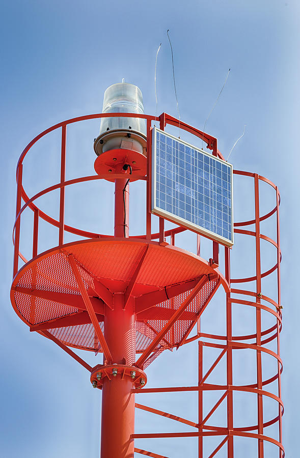 Lighthouse Powered By Solar Panel #5 Photograph by Vivida Photo PC