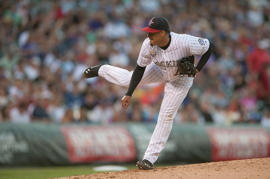 Los Angeles Dodgers V Colorado Rockies Photograph by Dustin Bradford Los Angeles Dodgers V Colorado Rockies Photograph by Dustin Bradford