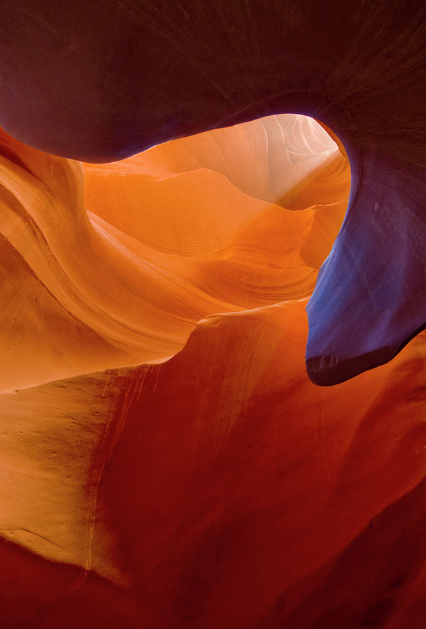 Lower Slot Canyon Outside Page Az #5 Photograph by Russell Burden