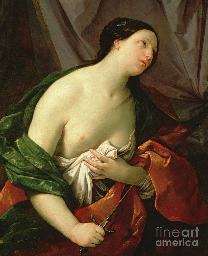 Lucretia Painting by Guido Reni