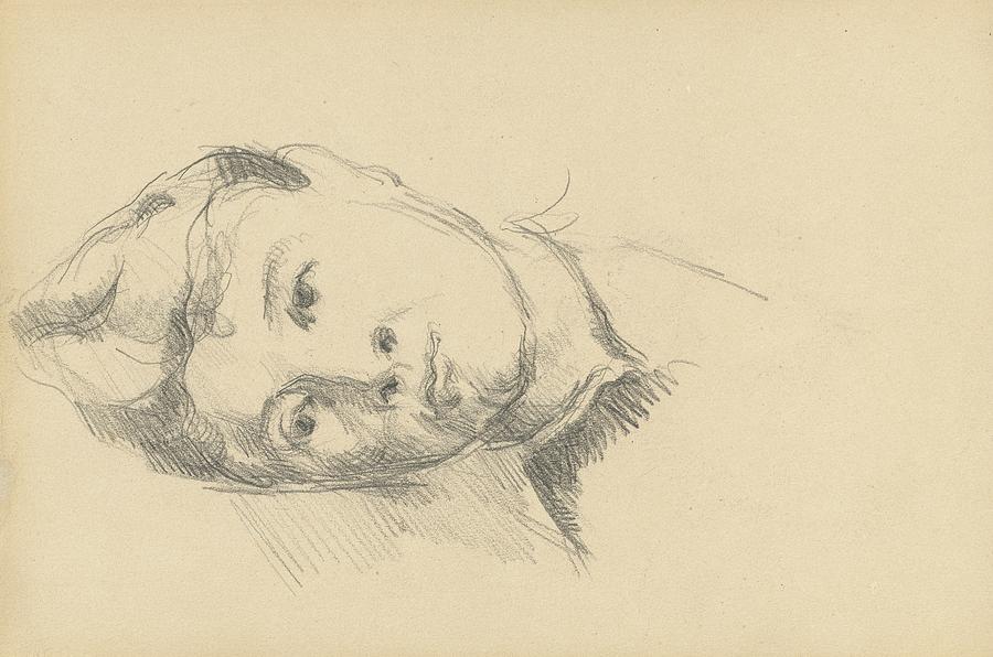 Portrait Drawing - Madame Cezanne by Paul Cezanne