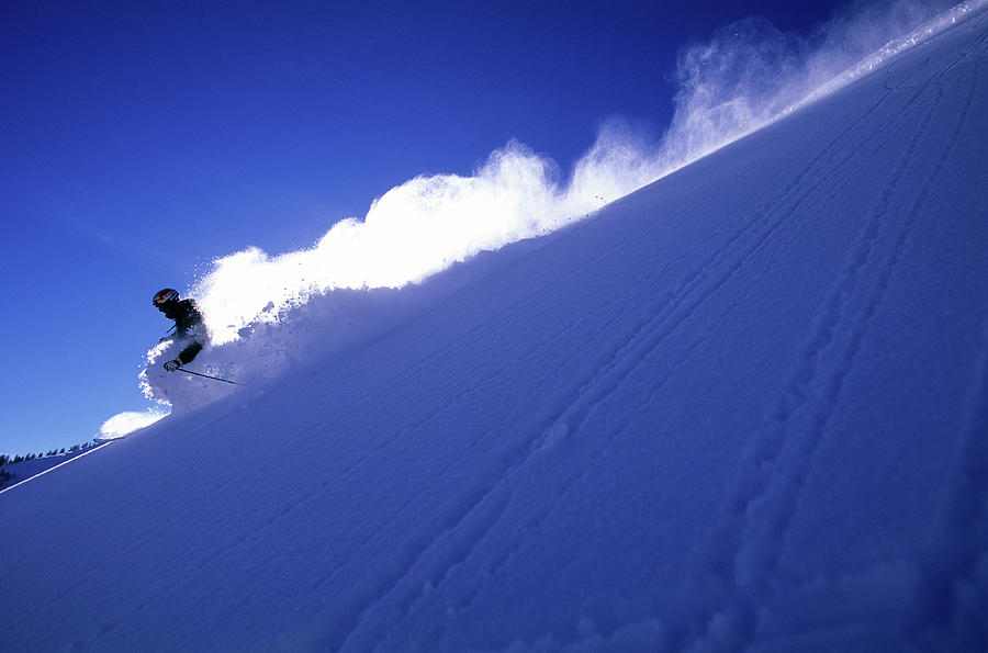 Man Skiing In Colorado Photograph by Scott Markewitz
