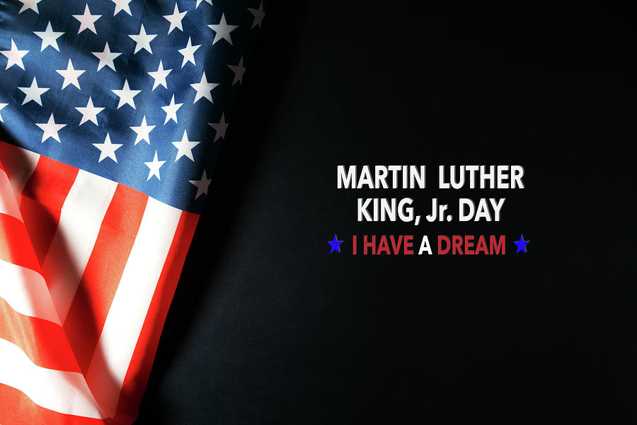 Independence Day Photograph - Martin Luther King Day Anniversary - American Flag Abstract Back #5 by Cavan Images