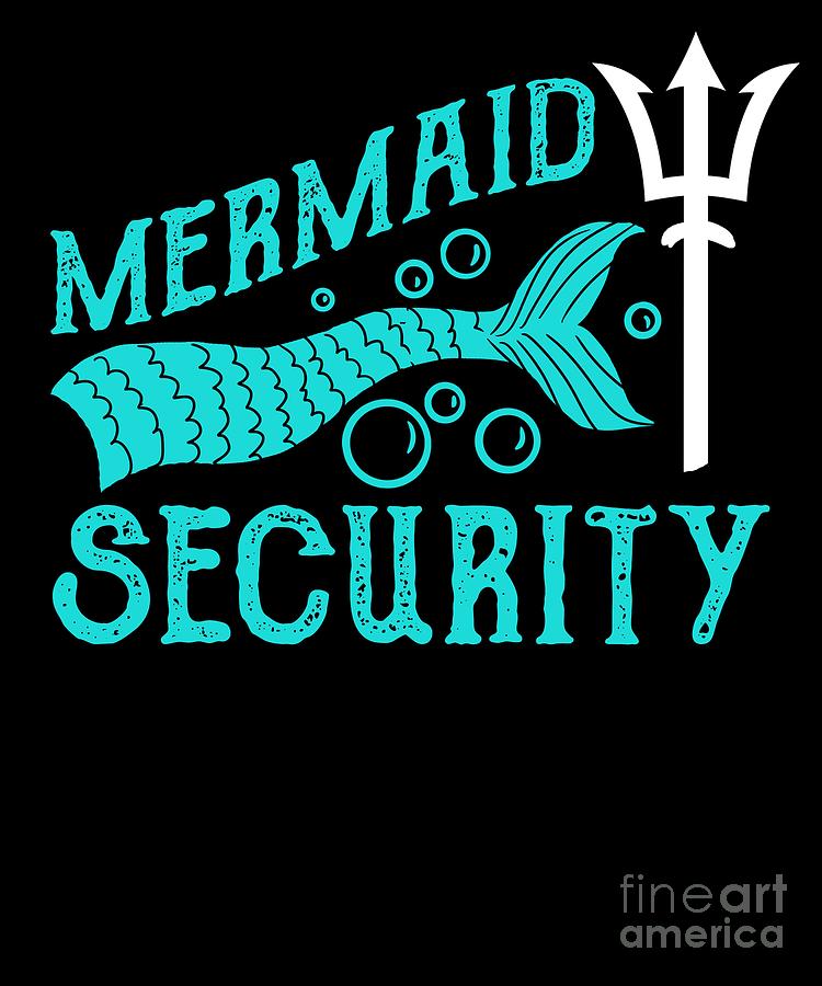 mermaid security shirt