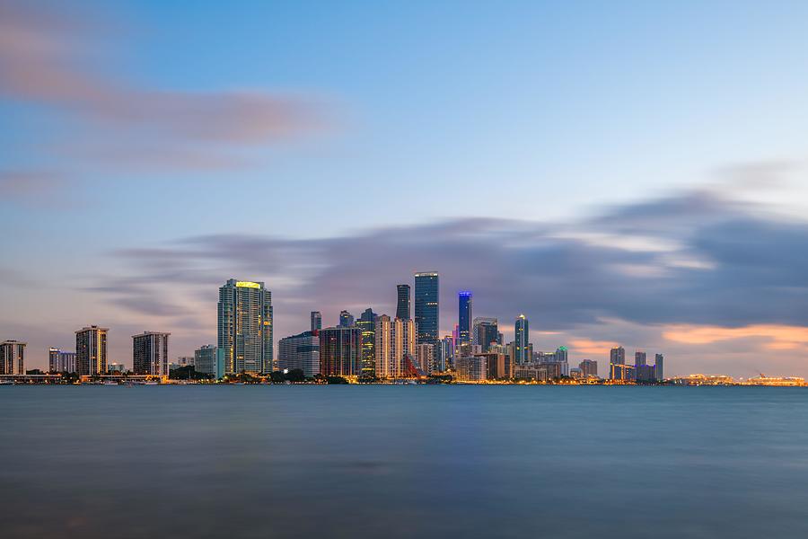 Miami Photograph - Miami, Florida, Usa Downtown City #5 by Sean Pavone