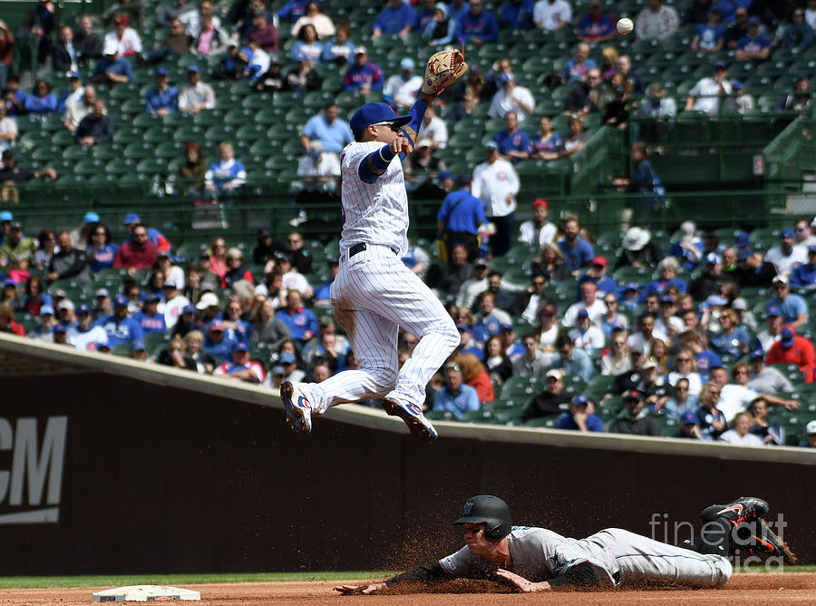 Miami Marlins V Chicago Cubs Photograph by David Banks Miami Marlins V Chicago Cubs Photograph by David Banks
