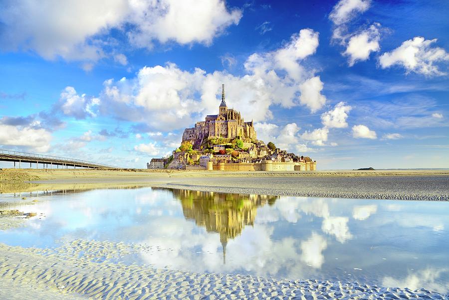 Mont Saint-michel In Normandy Digital Art by Francesco Carovillano ...