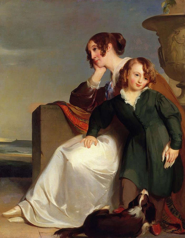 Mother And Son. #5 Painting by Thomas Sully Mother And Son. #5 Painting by Thomas Sully