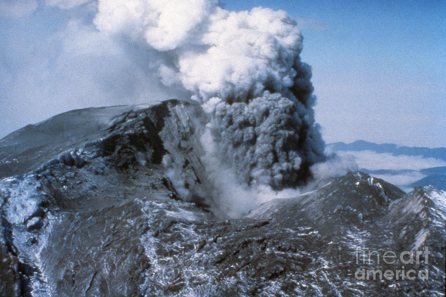 Mount St. Helens, 1980 #5 Photograph by Granger