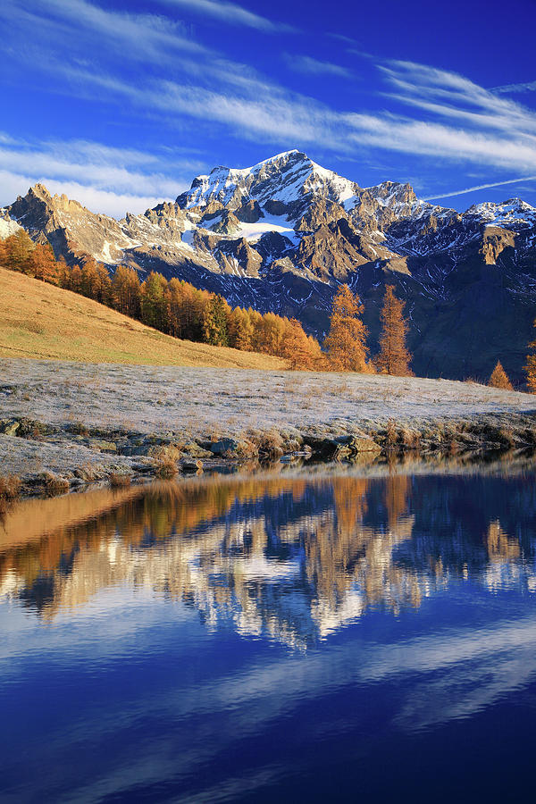 Mountains In Aosta Valley, Italy #5 Digital Art by Davide Carlo Cenadelli