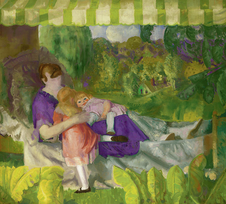 George Wesley Bellows Painting - My Family #5 by George Bellows