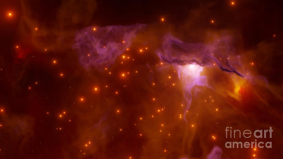 Nebula #5 Photograph by Wladimir Bulgar/science Photo Library
