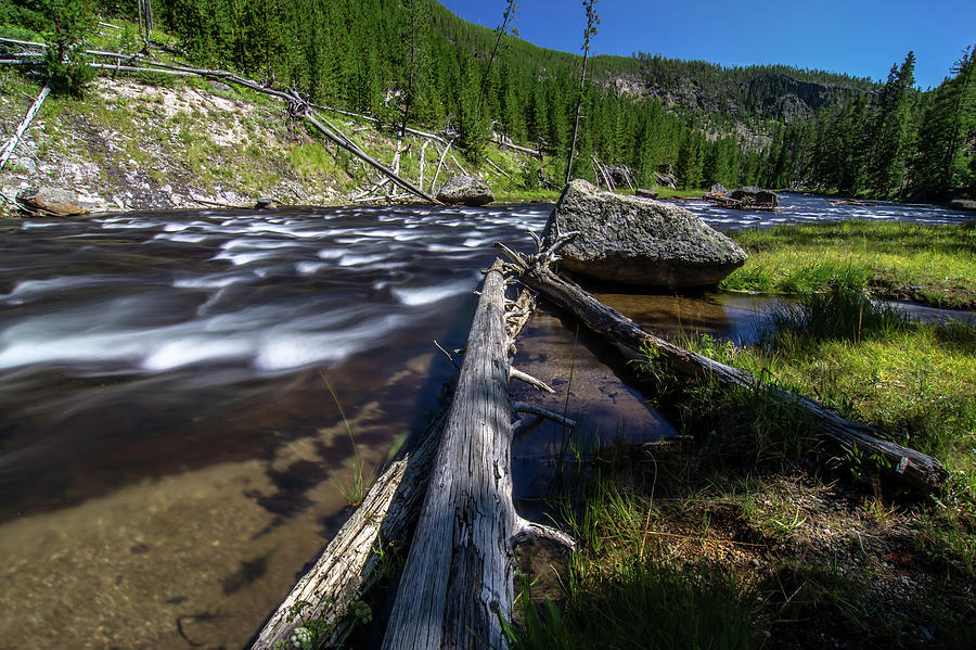 obsidian creek river in yellowstone wyoming by ALEX GRICHENKO obsidian creek river in yellowstone wyoming by ALEX GRICHENKO