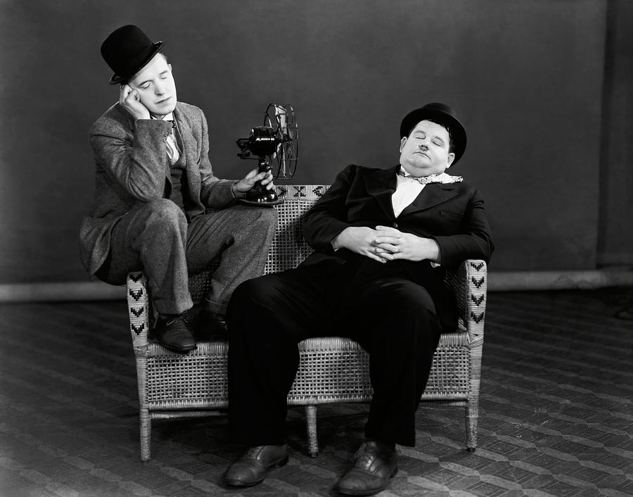 Oliver Hardy . Stan Laurel . #5 Photograph by Album