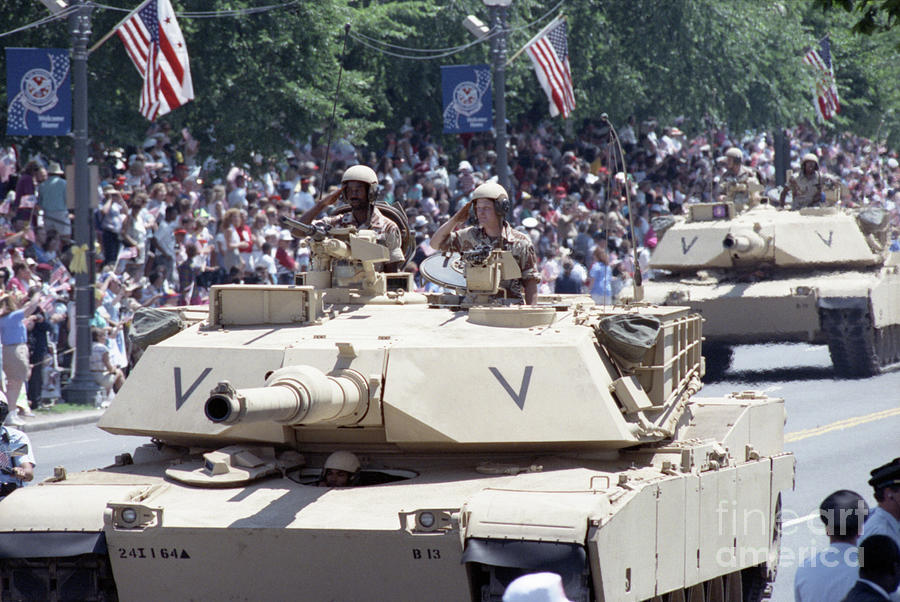 Operation Desert Storm Victory Parade #5 Photograph by Bettmann