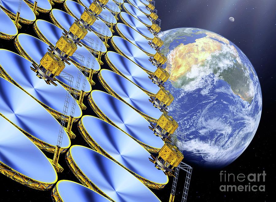 Orbital Solar Power Station Photograph by Detlev Van Ravenswaay/science ...