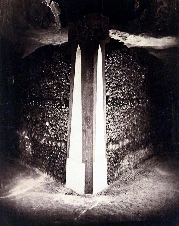 Paris Catacombs, 1861 #5 Photograph by Science Source