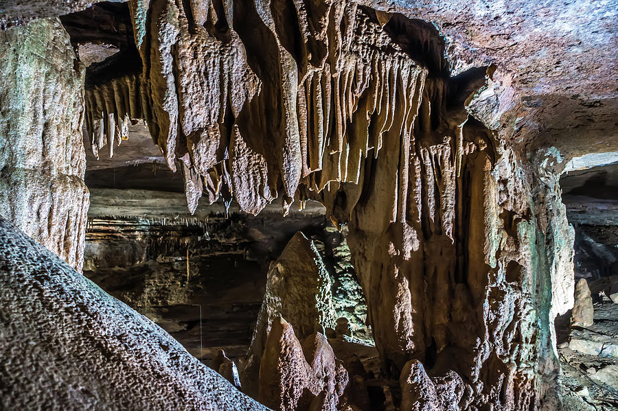 Pathway underground cave in forbidden cavers near sevierville te #5 Photograph by Alex Grichenko