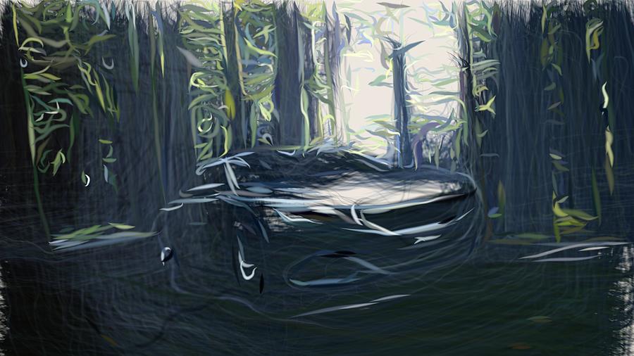 Peugeot Exalt Drawing #6 Digital Art by CarsToon Concept